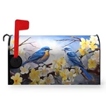 Spring Mailbox Magnetic Standard Size Bluebirds Post Sum.... Fixed Price $20.72.