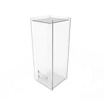 Returned Item! Clear Acrylic Donation Ballot Box Charity Collection. Fixed Price $264.76.