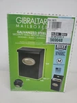 Gibraltar DVK00000 Wall-mount Locking Mailbox, Black. Fixed Price $44.98.