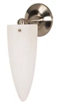 Brushed Nickel And Arctic Cone Glass Wall Sconce Orig $111. Fixed Price $47.99.