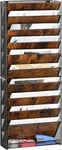 10-TIER Hanging Wall File Organizer Folding Mounted Mail Document Holder,. Fixed Price $81.99.