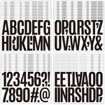 Wavamawa 3-INCH Waterproof Letter Stickers, 552 Pcs Inch, Black. Fixed Price $16.30.