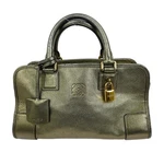 BUYIT12 Loewe Gold Lambskin Amazona 28 Handbag 01 11 NQ02637. Fixed Price $498.00.