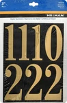 Hillman 842276 And Mailbox Number Pack, 3-INCH, Gold/black. Fixed Price $8.48.