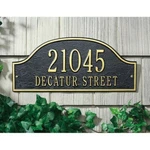 Admiral Wall Mount Architectural Address Plaque. Fixed Price $99.65.