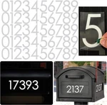 Diggoo Reflective Mailbox Numbers Sticker Decal Die Cut Classic Style Vinyl. Fixed Price $16.26.