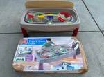 STEP2 Deluxe Canyon Road Train Track Table Original Box Excellent Used Condition. Fixed Price $79.95.