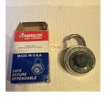 American Company Steel Combination Padlock 37-10-23 With Box. Fixed Price $15.47.