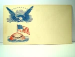 Civil War Our Country Globe Ocean Eagle Flag Sky Stars Patriotic Cover. Fixed Price $35.00.