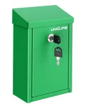 Uniclife Green Key Drop Box For Outside, Metal Safe Lock,. Fixed Price $31.55.