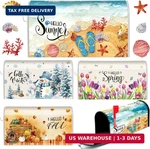 Dispowreath 4 Pcs Mailbox Covers Magnetic Standard Size 18 21 Inch Hello Sprin. Fixed Price $34.65.