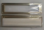 Idh By St. Simons Solid Magazine Mail Slot Set, Polished Brass. Fixed Price $28.00.