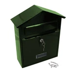 Letter Post Mail Box Metal Green Wall Door Gate Fence Garden House Lockable. Fixed Price $61.17.