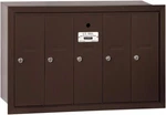 Salsbury : 5-DOOR Surface Mount Vertical Mailbox With Usps Access (bronze). Fixed Price $799.00.