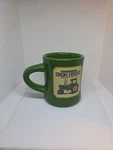 John Deere Iron Tractor Mug More Horses, Coffee Cup Green. Fixed Price $16.95.