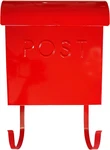 Red Waterproof Wall-mounted Mailbox With Newspaper Holder Euro Style 12X11.2X4. Fixed Price $73.99.