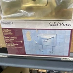 Brainerd Solid Brass Wall Mounted Mailbox 12X7IN Bulk Holders. Fixed Price $100.00.