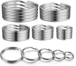 Key Rings Stainless Steel Assortment Heavy Duty Split Loops Small.... Fixed Price $14.97.