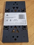 Lot Of 3 Architectural Mailboxes PLMB06AM Plastic Mounting Board, Black. Fixed Price $22.95.