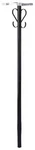 New Solar PBK00000 Black Heavy Steel Round Mailbox Post Kit Sale 7568538. Fixed Price $23.99.