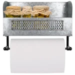 Autumn Alley Galvanized Metal Wall Mounted Kitchen Paper Towel Holder. Fixed Price $34.99.