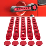 Door Grab Handle Inserts Cover For Jeep Wrangler Jku 2007-2018 Red 5PCS. Fixed Price $20.99.