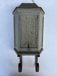 Vintage Tudor Mailtainer P.n. Co. Fulton, Metal Wall Mount Box Vgc. Fixed Price $100.00.