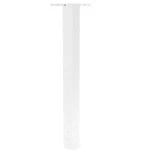 White Mailbox Post Outside 43X4X4 Metal Sleeve Two Universal Mounting Brackets. Fixed Price $135.99.