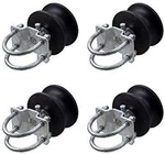 (4 Pack) 4" Round Post X 1/2" Gate Frame Premium Nylon Cantilever Roller. Fixed Price $412.00.