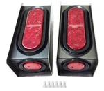 Steel Trailer Boxes W/red 6" Oval & 2" Marker Led Lights +wire Connector. Fixed Price $38.63.