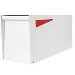 Modern Mailbox Post Mount White Powder Coated Steel Waterproof Letter Door. Fixed Price $183.98.