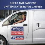 (3 Pack) Reflective U.s. Mail Delivery Magnetic Signs For Rural Carrier 2 Lar. Fixed Price $22.99.