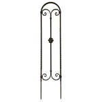 Architectural Design Decorative Cast Iron Hooped Panel Powder Coated Trellis. Fixed Price $149.99.