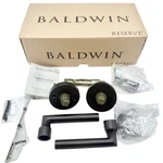 Baldwin Reserve Tube Passage Door Lever Set Venetian Bronze 9BR3520-187 Open Box. Fixed Price $39.86.