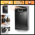 Kyodoled Steel Locking Wall Mount Mailbox Black 16.2X11.2X4.6. Fixed Price $89.99.