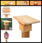 Cedar Mount For Large Rural & Amish Style Mailboxes, Fits 4X4 Post, Hard. Fixed Price $69.99.