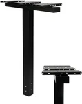 Ilyapa 43X4X4 Inch Black Metal Triple Modern Mailbox Post For Outside. Fixed Price $133.72.