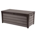 Keter Brushwood 120 Gallon Outdoor Deck Storage Box Lockable 5007687 - Brown. Fixed Price $360.20.