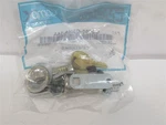 Compx C8055-C346A-14A, Disc Tumbler Cam Lock, 1-1/8" Max Thickness Bright Nickel. Fixed Price $7.20.