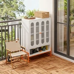 Modern Minimalist Double Shoe Cabinet With Adjustable Mesh And High. Fixed Price $177.52.