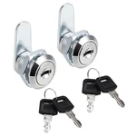 2PCS 5/8" Cylinder 1.1" Cam Zinc Alloy Chrome Finish Lock Keyed Different. Fixed Price $12.92.