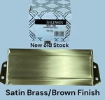 Baldwin 0020-060 Satin Brass/brown Letter Box Hooded Back Plate Nos. Fixed Price $29.99.