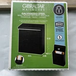 Gibraltar Vertical Galvanized Steel Wall-mounted Black Lockable Mailbox. Fixed Price $14.99.