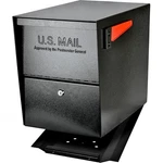 Boss Package Master Locking Post-mount Mailbox W/ High Security Lock, Black. Fixed Price $199.95.