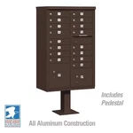 Salsbury Industries 3316BRZ-U Cluster Box Unit, Bronze, Powder Coated, 18. Fixed Price $2949.99.