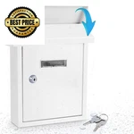 Serenelife Weatherproof Wall Mount Locking 8.3 X 10 2.7 , White. Fixed Price $32.98.