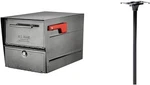 Architectural Mailboxes 6400P-R-10 Oasis Eclipse Locking Mailbox, C2, Pewter. Fixed Price $192.43.
