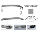 3-BOW Stainless Steel Bimini Top Fits Centurion Elite V-drive No Tower 2001-2009. Fixed Price $572.51.