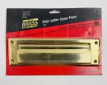 Vtg- Gatco Door Letter Cover Front 10"L Solid Brass Protective Finish ( New ). Fixed Price $27.99.
