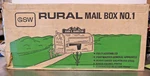Vintage Gsw Galv Steel Rural Mailbox #1 Model R1005 Usa Nos New Original. Fixed Price $79.98.